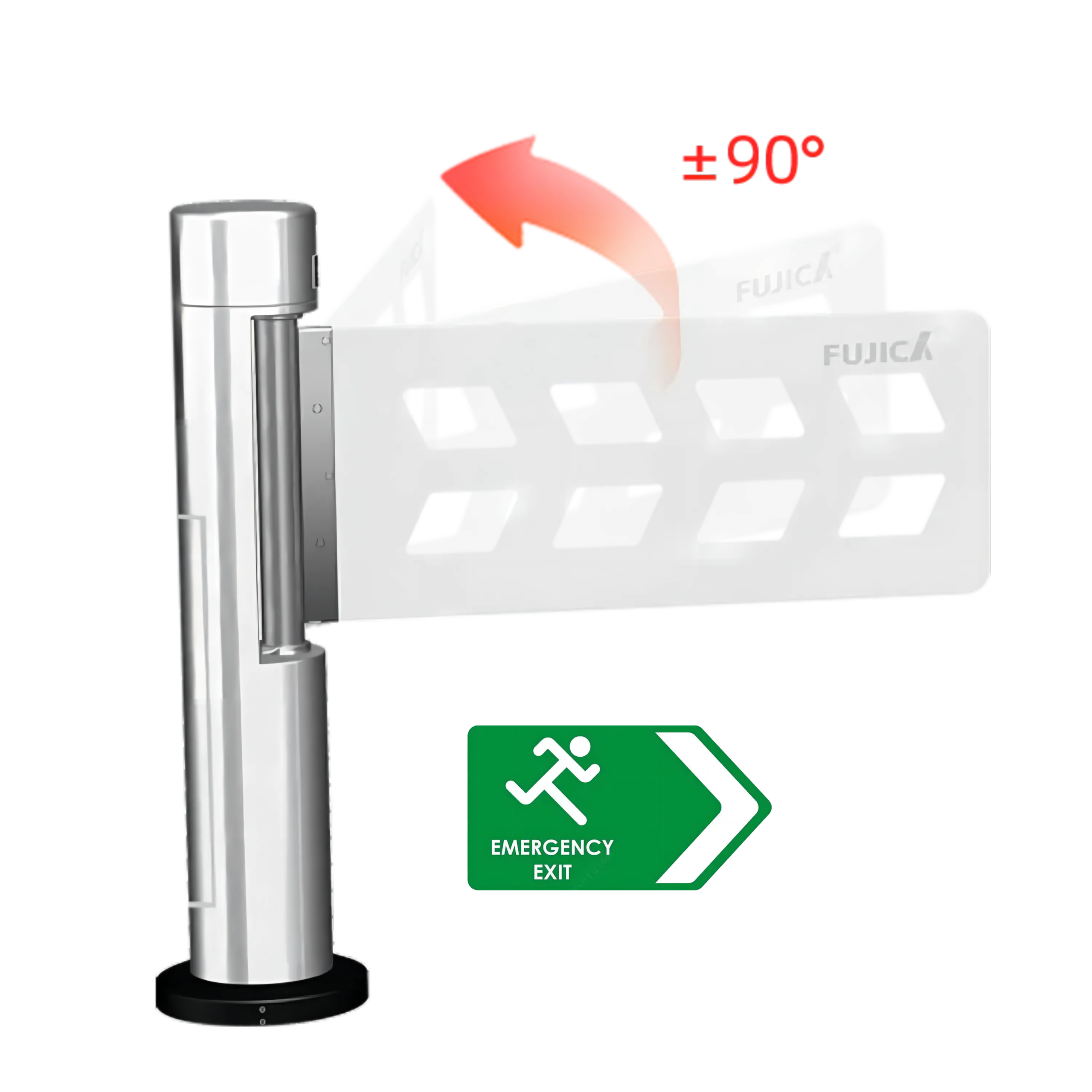 imgi_10_84e69c61-b3cc-4349-8389-3a8cb1de4a02 FUJICA swing gate barrier pedestrian turnstile stainless steel product image access control