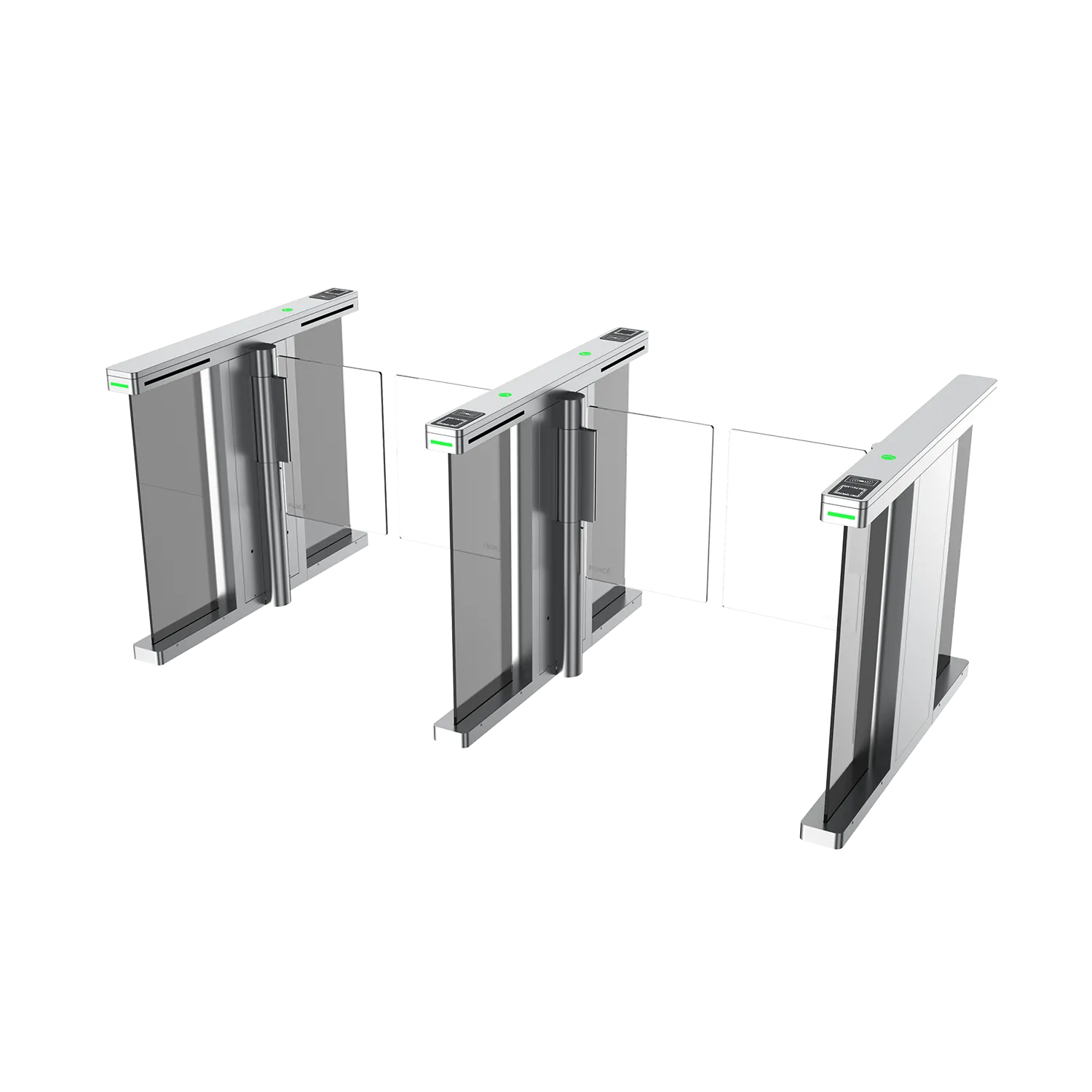 FUJICA FJC-Z2319 compact swing barrier turnstile pedestrian access control gate product image