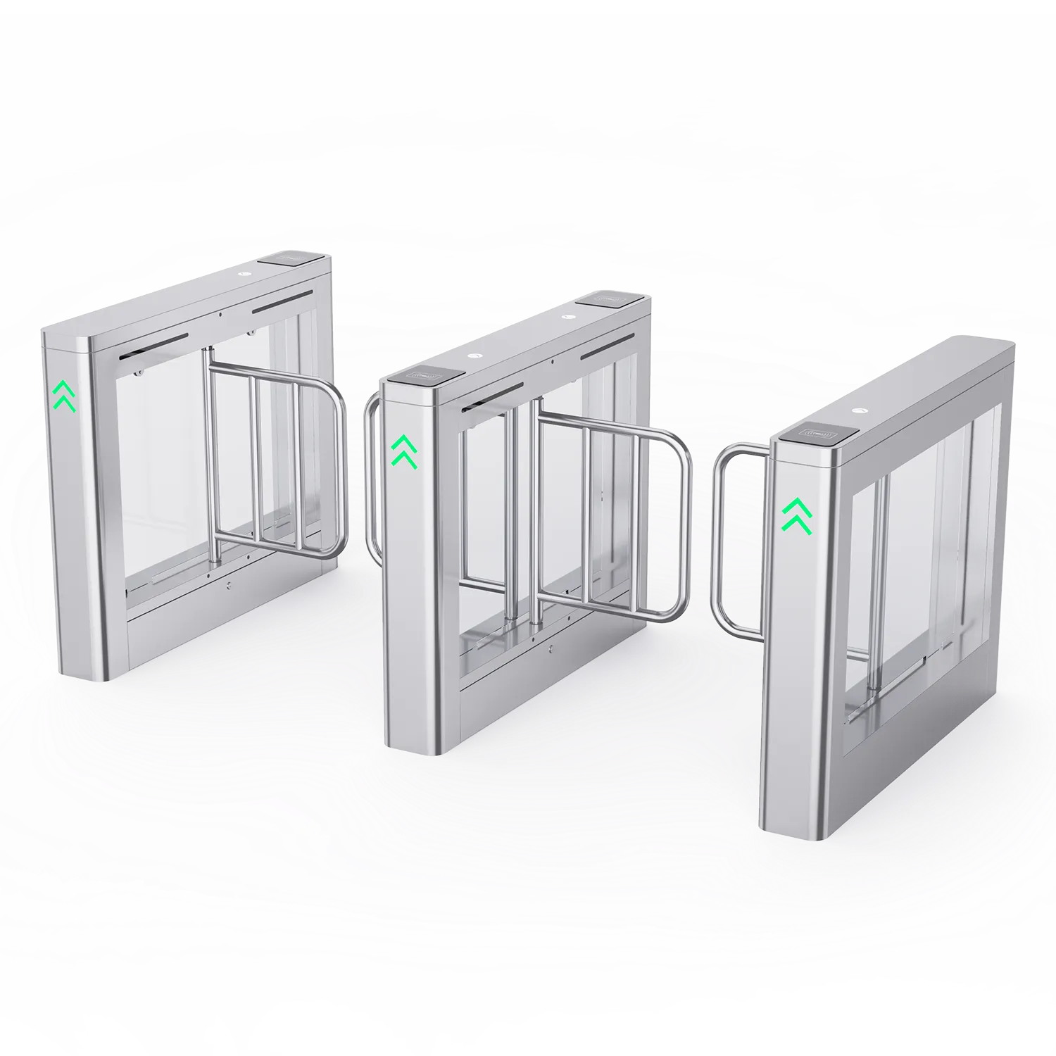 FUJICA FJC-Z2528 swing gate wide lane pedestrian turnstile access control product image
