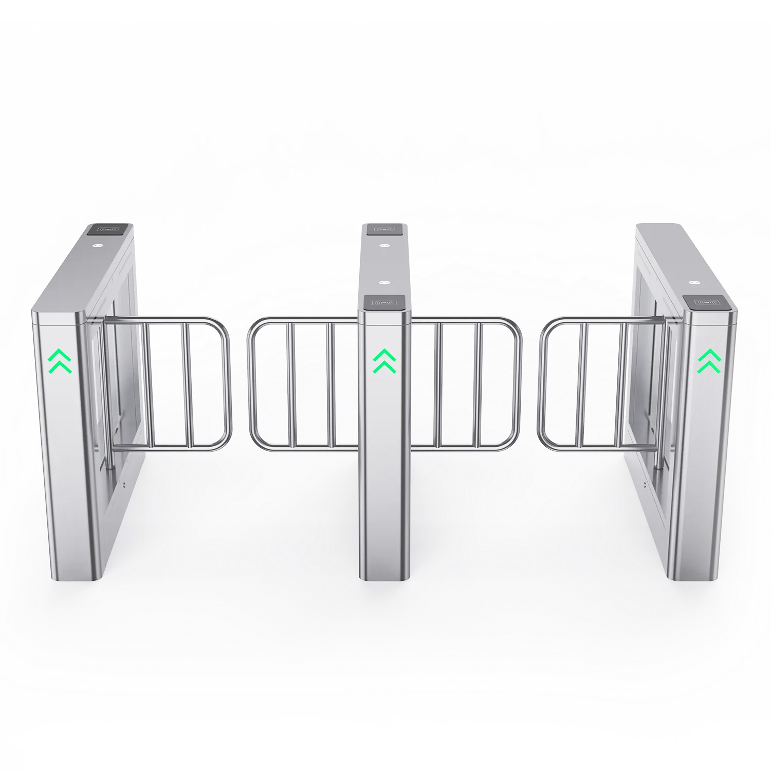 FUJICA FJC-Z2528 swing gate wide lane pedestrian turnstile access control product image