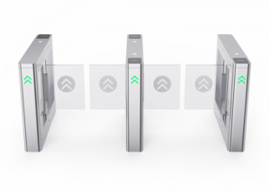 FUJICA FJC-Z2528 swing gate wide lane pedestrian turnstile access control product image