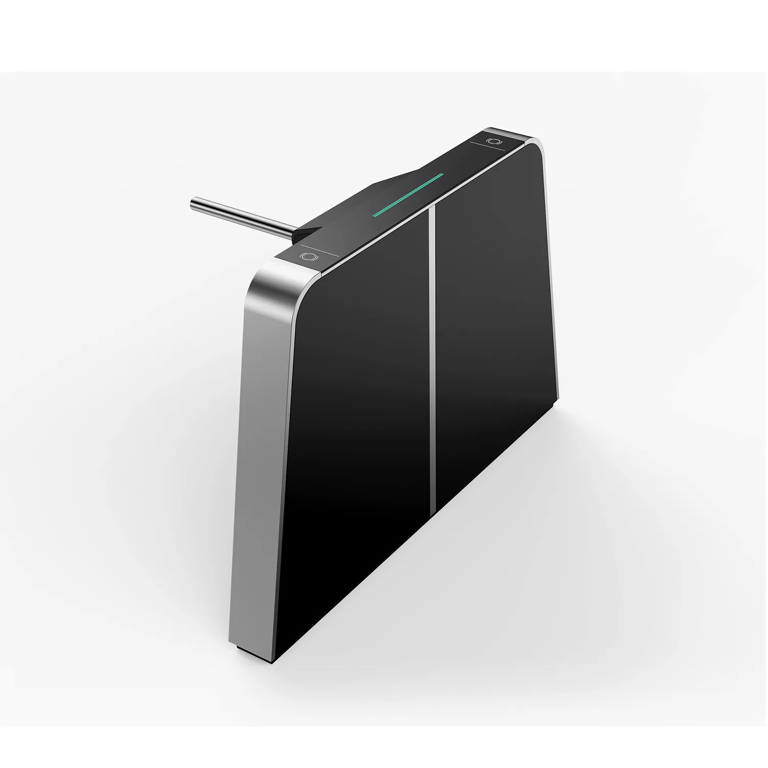 FUJICA tripod turnstile black stainless steel pedestrian access control gate product image