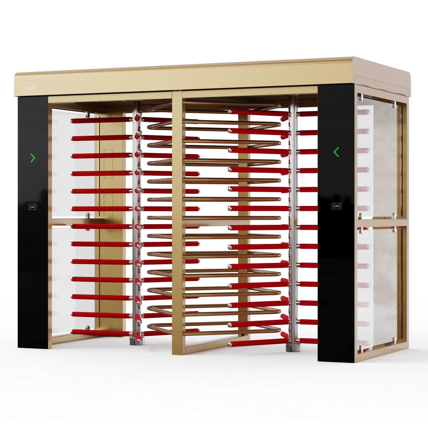 FUJICA full height turnstile rotary gate high security pedestrian access control product image