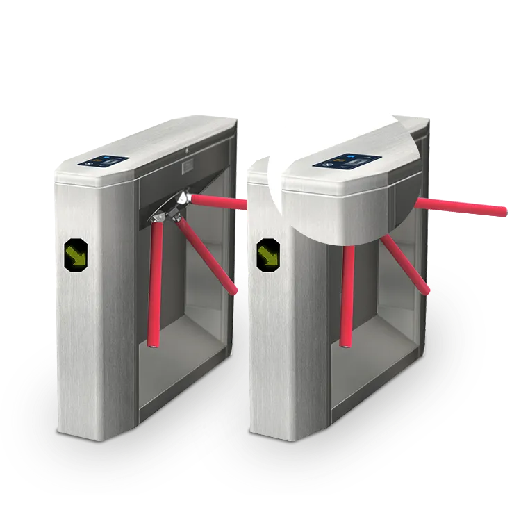 FUJICA tripod turnstile pedestrian access control gate stainless steel product image