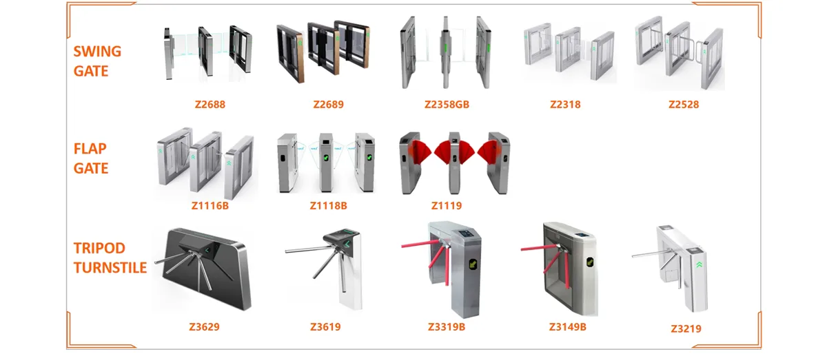 FUJICA pedestrian entrance management platform for turnstile gate projects