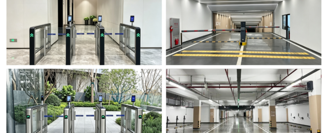 FUJICA flap gate pedestrian turnstile gate access control
