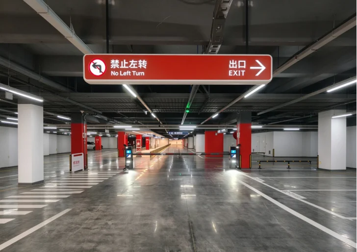 Integrated system of barrier gates, vehicle recognition, bay dispatch, and display screens at Huanggang Port